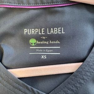 Healing Hands-scrub top gray